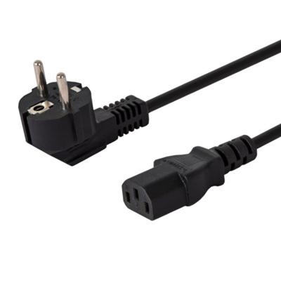 SAVIO CL-146 Schuko IEC C13, 3 M Zwart