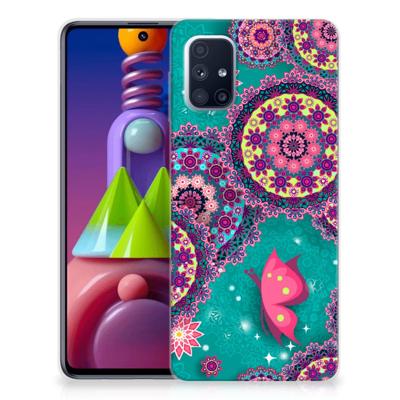 Samsung Galaxy M51 | Hoesje maken | Cirkels en Vlinders