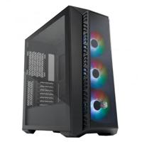 Cooler Master mb520-kgnn-s00 masterbox 520 mesh, red, atx, midi, edge-to-edge transparent window - thumbnail