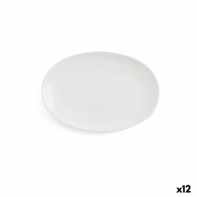Serveerschaal Ariane Vital Coupe Ovalen Wit Keramisch Ø 21 cm (12 Stuks)
