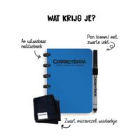 Correctbook Original Earthy Blue A6 Gelinieerd - Uitwisbaar / Herschrijfbaar Notitieboek