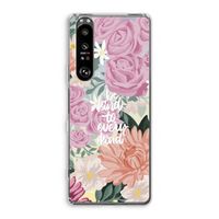 Kindness matters: Sony Xperia 1 III Transparant Hoesje