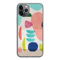 Bold Rounded Shapes: iPhone 11 Pro Transparant Hoesje