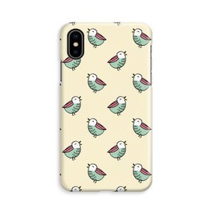 Vogeltjes: iPhone X Volledig Geprint Hoesje
