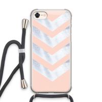 Marmeren pijlen: iPhone 8 Transparant Hoesje met koord