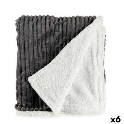Deken Gift Decor Grijs 200 x 150 x 1,5 cm (6 Stuks)