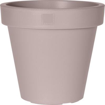 Bloempot ek rond 20 cm taupe - Nampook