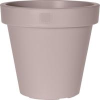 Bloempot ek rond 20 cm taupe - Nampook
