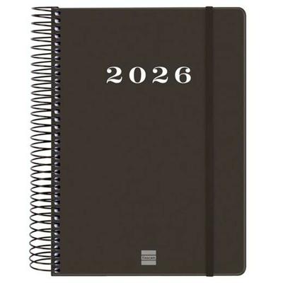 Agenda Finocam MY Zwart A5 15,5 x 21,2 cm 2026