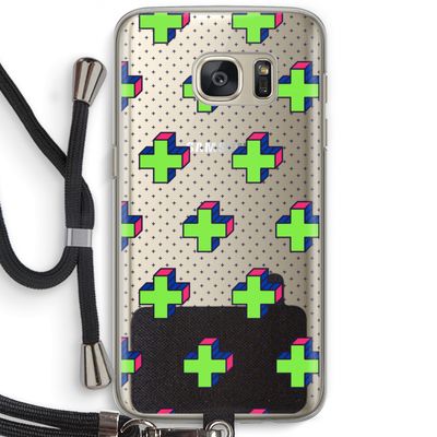 8-bit N°10: Samsung Galaxy S7 Transparant Hoesje met koord