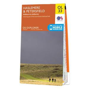 Wandelkaart - Topografische kaart OL33 OS Explorer Map Haslemere & Petersfield | Ordnance Survey