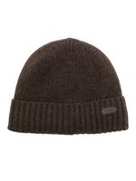 Barbour bonnet Carlton à patch logo - Marron