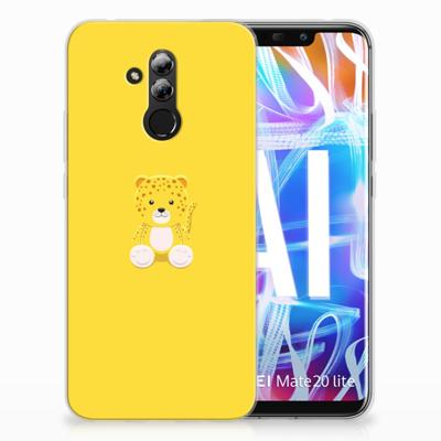Huawei Mate 20 Lite Telefoonhoesje met Naam Baby Leopard Huawei Mate 20 Lite Telefoonhoesje met Naam Baby Leopard