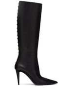 Valentino Garavani bottes Rockstud 90 mm en cuir - Noir - thumbnail