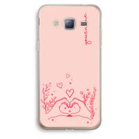 Love is in the air: Samsung Galaxy J3 (2016) Transparant Hoesje