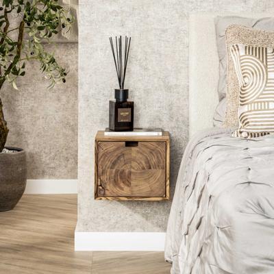 LifestyleFurn Nachtkastje 'Abigayle' Acaciahout, met 1 lade