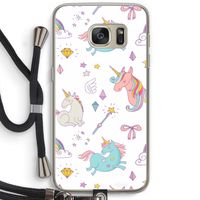Fantasiewereld: Samsung Galaxy S7 Transparant Hoesje met koord