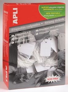 Apli draadetiketten ft 15 x 24 mm (b x h) (388), doos van 1.000 stuks