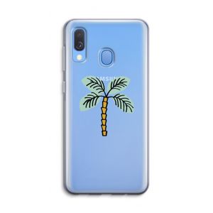Palmboom: Samsung Galaxy A40 Transparant Hoesje