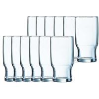 Longdrink glazen - 12x - transparant - 290 ml - Campus - drinkglazen - longdrinkglazen
