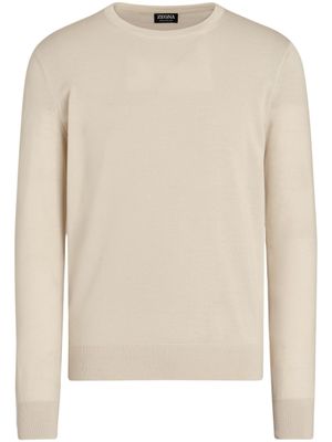 Zegna Fijngebreide trui - Beige Zegna Fijngebreide trui - Beige