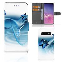 Samsung Galaxy S10 | Telefoonhoesje | Met pasjeshouder | Vlinders Samsung Galaxy S10 | Telefoonhoesje | Met pasjeshouder | Vlinders