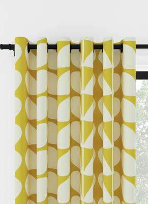 Orla Kiely - Ringgordijn - Jumbo Solid Stem Yellow