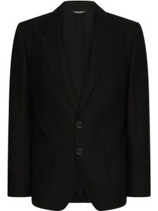 Dolce & Gabbana blazer Deconstructed à simple boutonnage - Noir