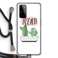 I love cacti: OnePlus 9 Pro Transparant Hoesje met koord