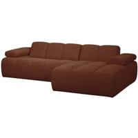 WOOOD chaise longue rechts Mojo - Bouclé - Roest Bruin Melange