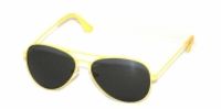 HIP Classis pilotenbril geel / zwart Standaard - thumbnail