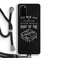 Life: Samsung Galaxy S20 Plus Transparant Hoesje met koord