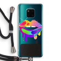 Lip Palette: Huawei Mate 20 Pro Transparant Hoesje met koord