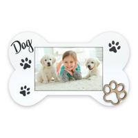 Fotolijstje hond thema - 20 x 25 x 3 cm - geschikt voor een foto van 10 x 15 cm - Hout