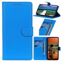 Nokia C2 2nd Edition Wallet Case met Magnetische Sluiting - Blauw