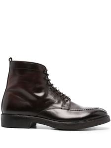 Alberto Fasciani bottines Caleb en cuir - Marron