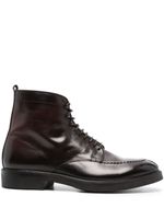 Alberto Fasciani bottines Caleb en cuir - Marron - thumbnail