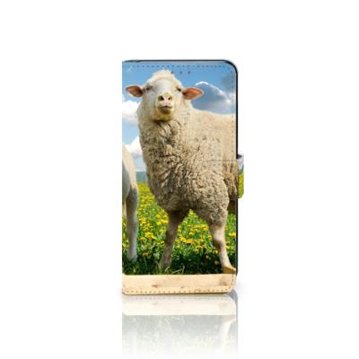 Motorola Edge 30 Neo | Telefoonhoesje | Met pasjeshouder | Schaap en Lammetje Motorola Edge 30 Neo | Telefoonhoesje | Met pasjeshouder | Schaap en Lammetje