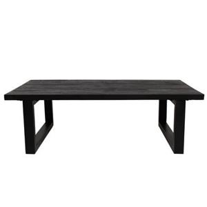 Giga Meubel - Salontafel Zwart - Mangohout - 120cm - Salontafel Martin