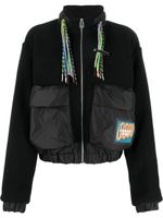 AMBUSH veste zippée à patch logo - Noir