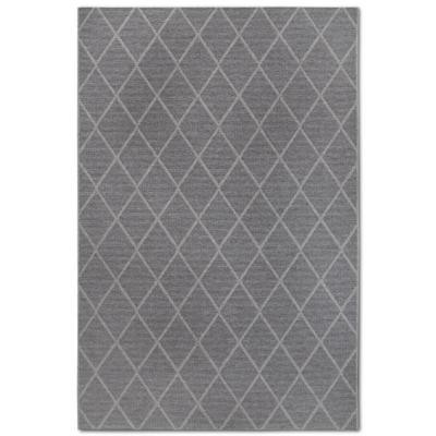 Wollen Vloerkleed Maria - Antraciet maat: 290x200cm - materiaal: Wol - Dekbed-Discounter.nl