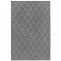 Wollen Vloerkleed Maria - Antraciet maat: 290x200cm - materiaal: Wol - Dekbed-Discounter.nl