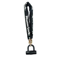 Masterlock Hardened steel chain with square links 90cm x Ø 10mm - mini U bar Mini - 8234EURDPRO