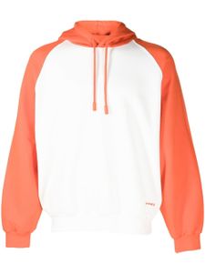 Sunnei hoodie en coton à logo brodé - Blanc