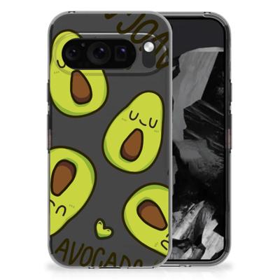 Google Pixel 9 Pro XL Telefoonhoesje met Naam Avocado Singing