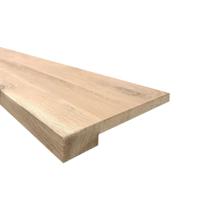 Eiken overzet vensterbank recht 250 cm x 29 cm van 2 cm dik massief eiken hout Eiken overzet vensterbank recht 250 cm x 29 cm van 2 cm dik massief eiken hout