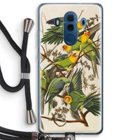 Carolinaparkiet: Huawei Mate 10 Pro Transparant Hoesje met koord