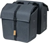 Dubbele fietstas Basil Urban Dry 50 liter - charcoal melee