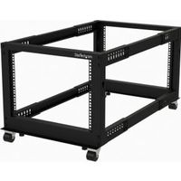 StarTech.com 8U open frame rack 4 stijlen verstelbare diepte