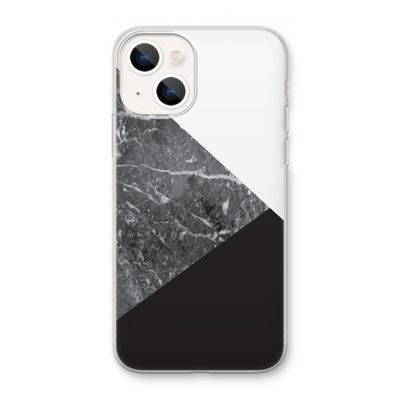 Combinatie marmer: iPhone 13 mini Transparant Hoesje